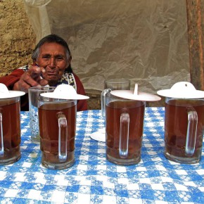 Vendiendo jugo